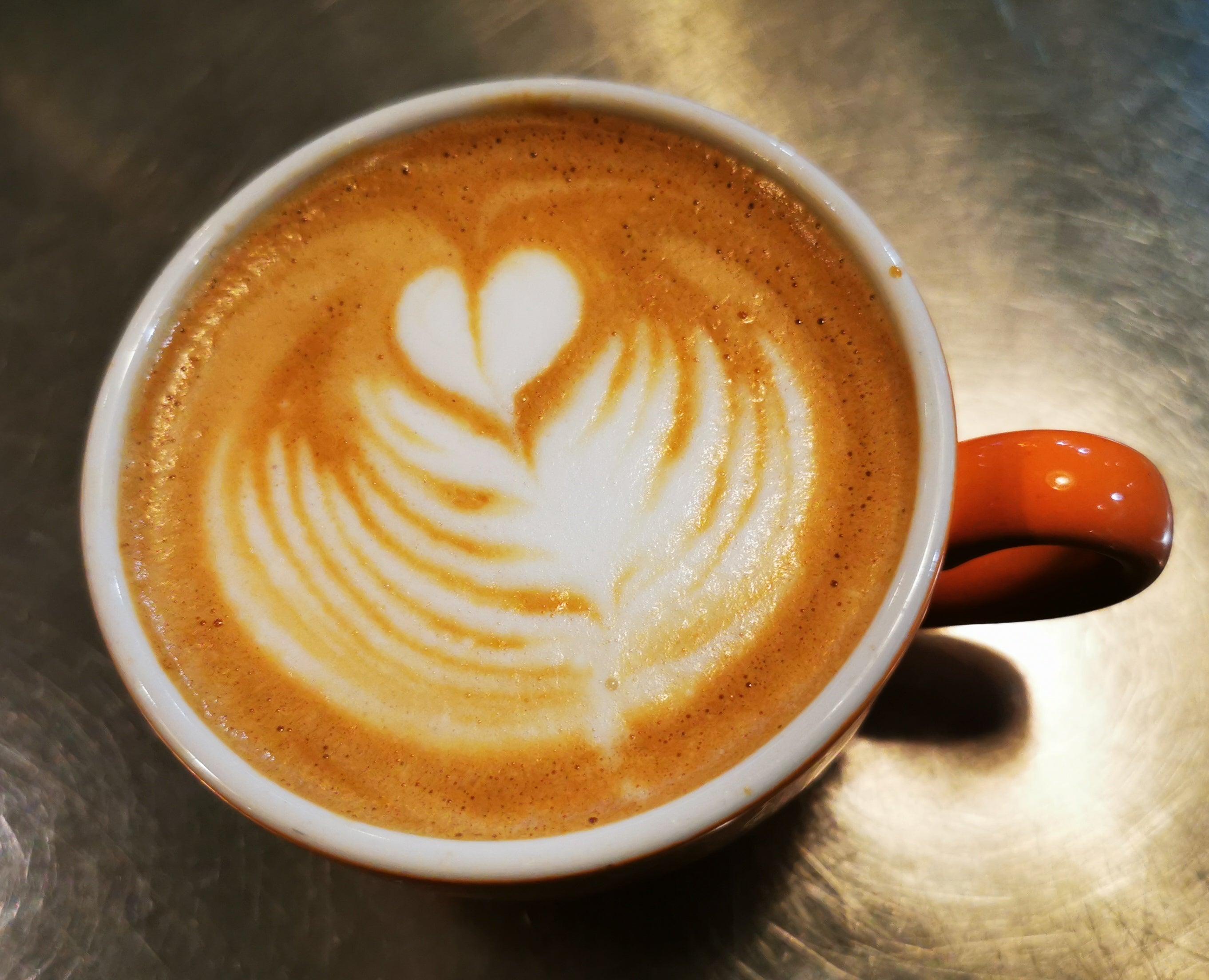 Frothing alpro coconut milk (contains soy) to make a latte a simple