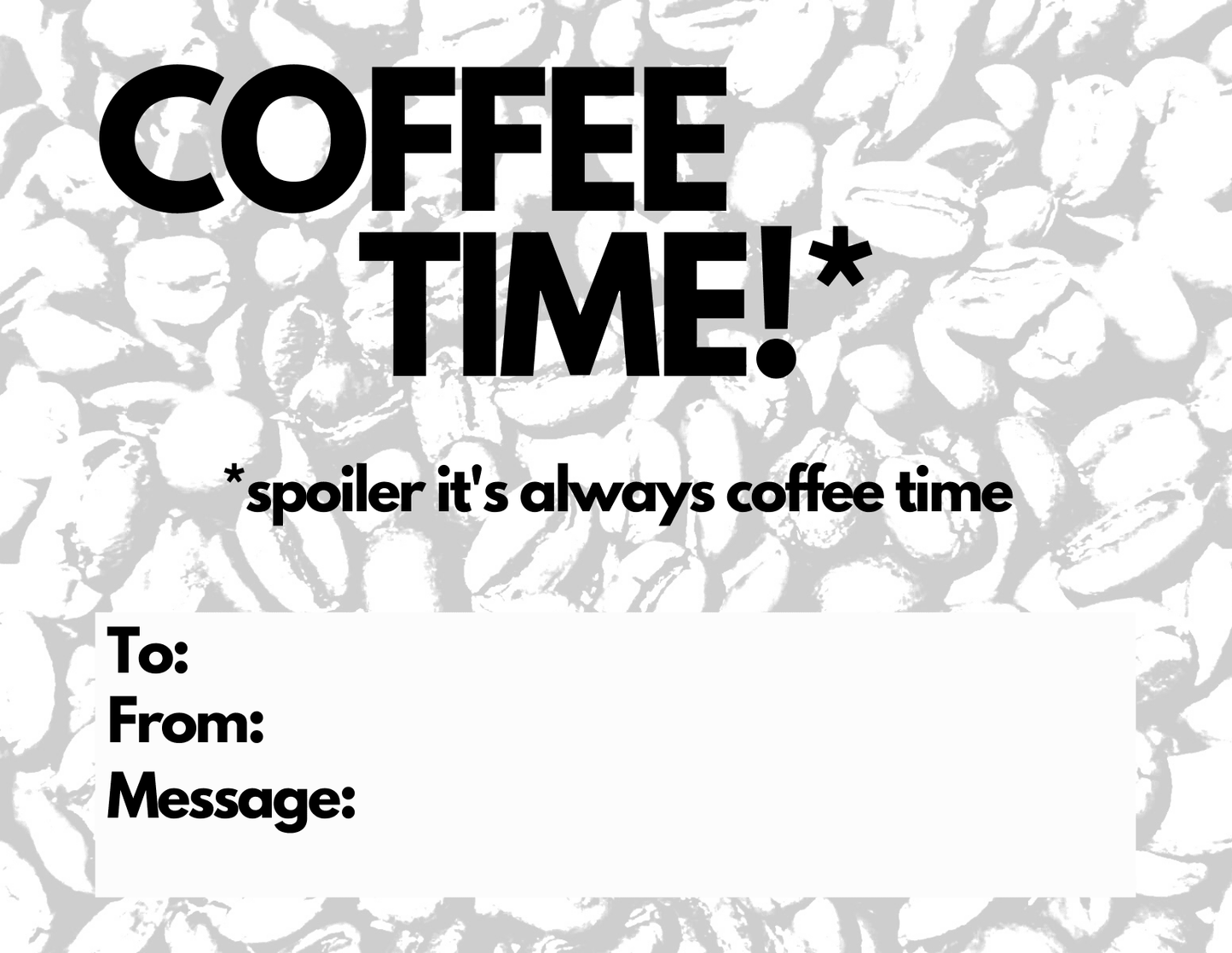 Coffee Bean Gift Card
