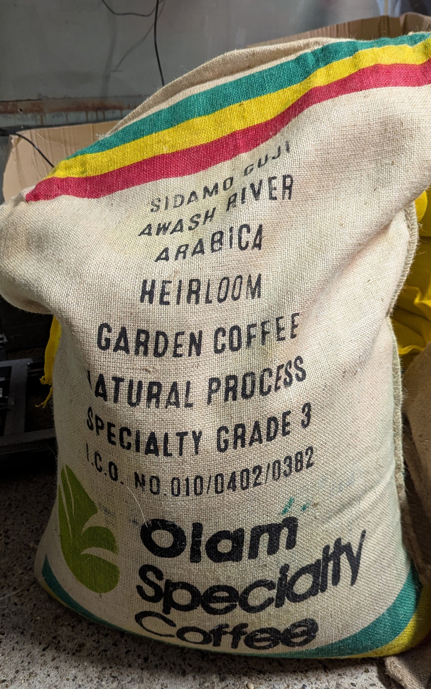 800g of GREEN COFFEE - Single origin Ethiopian - Sidamo Coffee