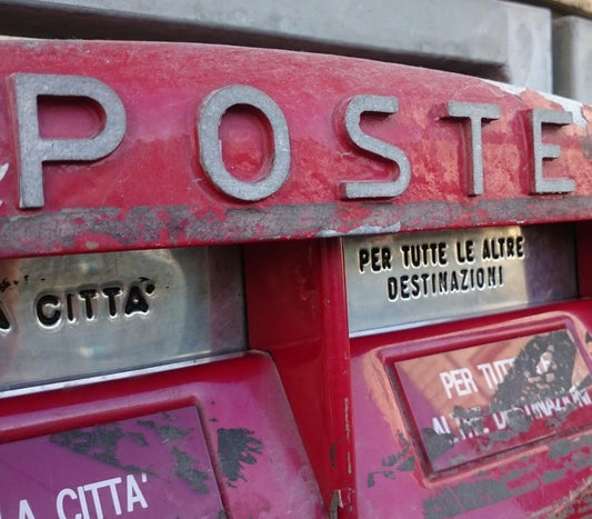 Post office and coffee bags - Sidewalk Coffee Company