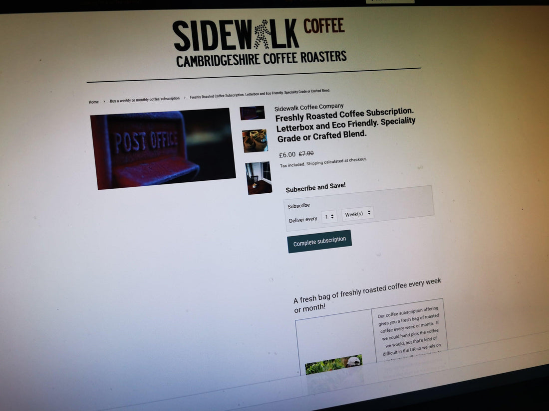Website refresh and re-design for Sidewalk Coffee - Sidewalk Coffee Company