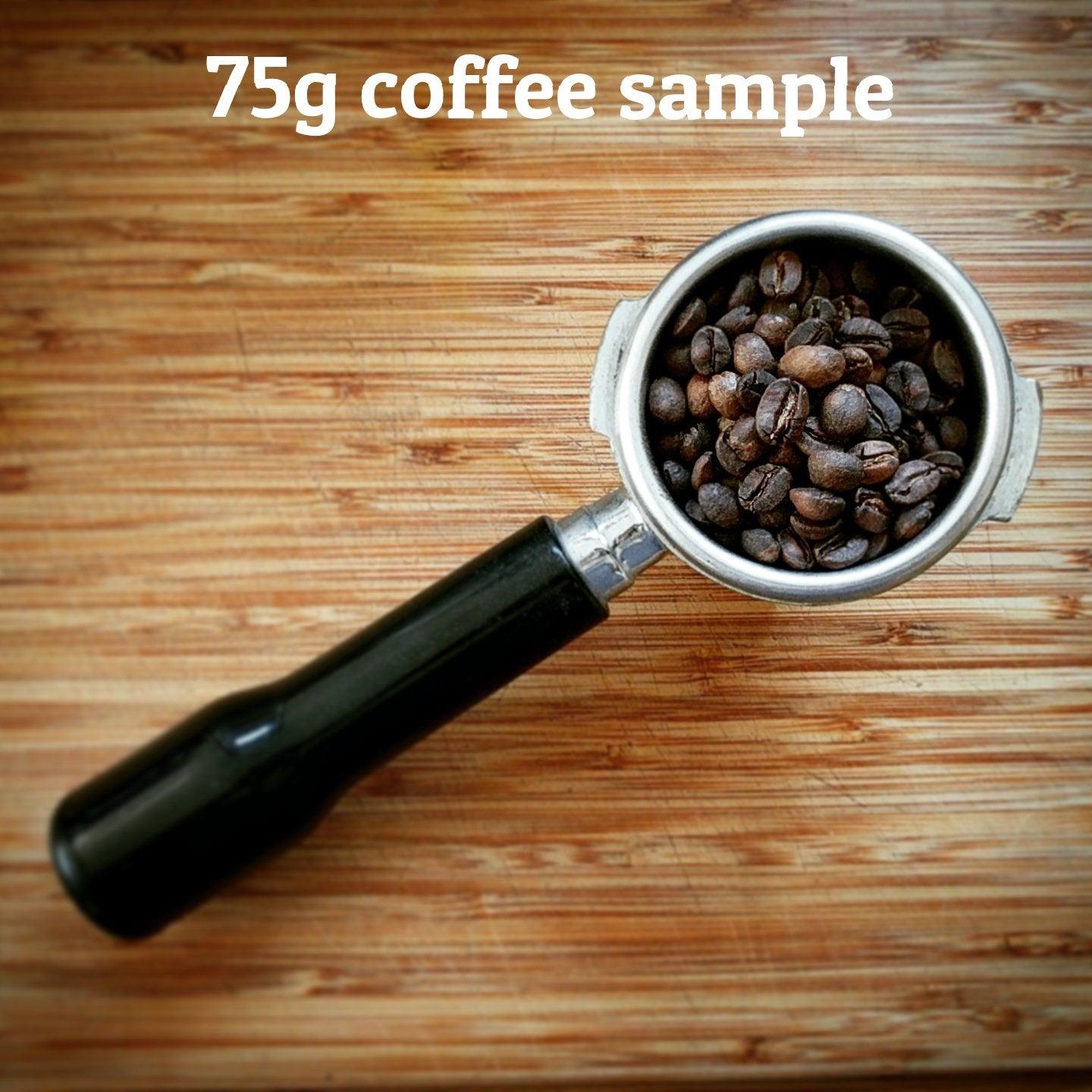 Coffee sample (75g) - £1.75 including postage.  One per customer and one per order. - Sidewalk Coffee - freshly roasted coffee - online or wholesale